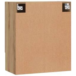 Berkfield Home Wall Cabinet Artisan Oak 60x31x70 cm Engineered Wood in Brown - Size: 60 x 31 x 70 cm - thumbnail 7