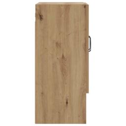 Berkfield Home Wall Cabinet Artisan Oak 60x31x70 cm Engineered Wood in Brown - Size: 60 x 31 x 70 cm - thumbnail 6