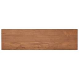 Berkfield Home TV Cabinet 110x30x40 cm Solid Teak Wood in Brown - Size: 110 x 30 x 40 cm - thumbnail 5