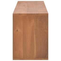 Berkfield Home TV Cabinet 110x30x40 cm Solid Teak Wood in Brown - Size: 110 x 30 x 40 cm - thumbnail 3