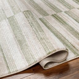 Livabliss San Francisco-Modern Pink Grey Green Burgundy Black Graphic Living Rug - Size: 120 cm x 170 cm - thumbnail 4