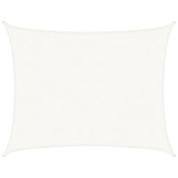 Berkfield Home Sunshade Sail 160 g/m ² White 6x7 m HDPE - thumbnail 3
