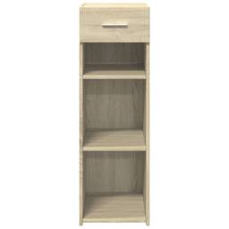 Berkfield Home Sideboard Sonoma Oak 30x42.5x93 cm Engineered Wood in Light Tan - thumbnail 4