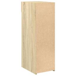 Berkfield Home Sideboard Sonoma Oak 30x42.5x93 cm Engineered Wood in Light Tan - thumbnail 6