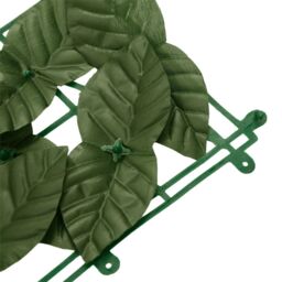 Berkfield Home Balcony Privacy Screen with Dark Green Leaves 300x150 cm - thumbnail 5