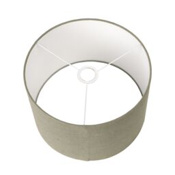 Ruma Sage Green Linen Cylinder Shade For Floor Lamp - Size: 14 inches - thumbnail 4