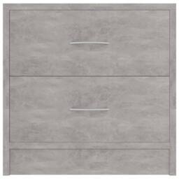 Berkfield Home Bedside Cabinets 2 pcs Concrete Grey 40x30x40 cm Engineered Wood - Size: 40 x 30 x 40 cm - thumbnail 5