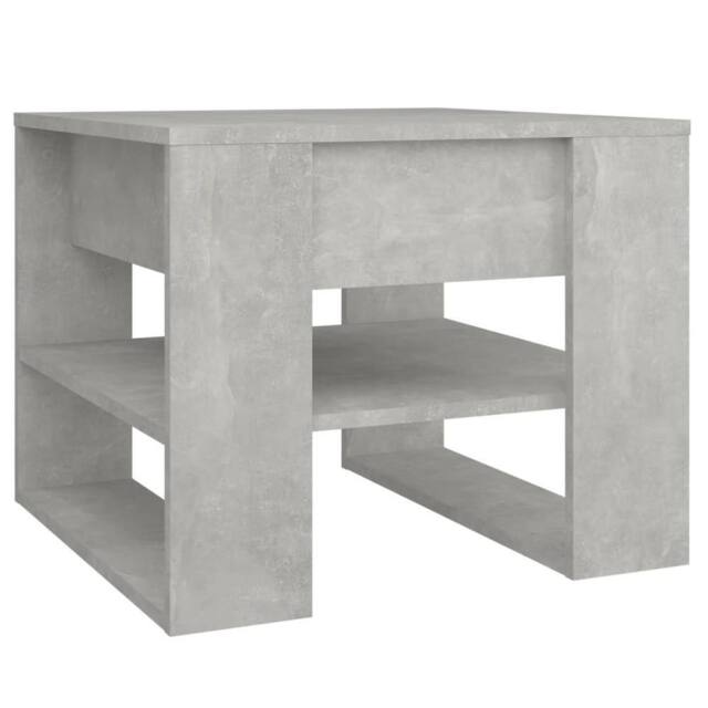 Berkfield Home Coffee Table Concrete Grey 55.5x55x45 cm Engineered Wood - image 1