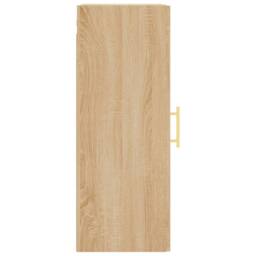 Berkfield Home Wall Mounted Cabinet Sonoma Oak 34.5x34x90 cm in Light Brown - thumbnail 8