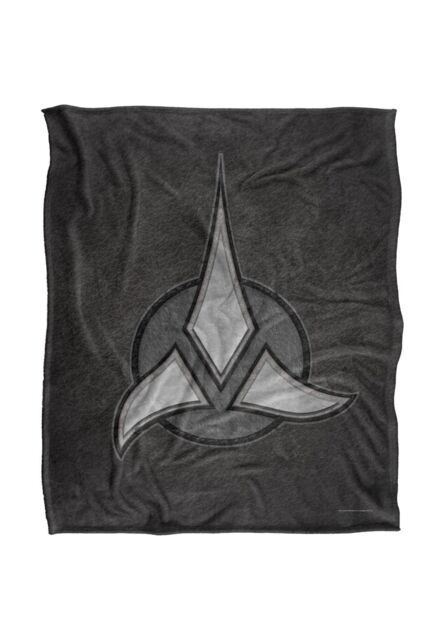 Star Trek Klingon Empire Silky Touch Super Soft Throw Blanket 152 X 127 cm in White - image 1