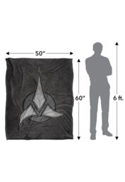 Star Trek Klingon Empire Silky Touch Super Soft Throw Blanket 152 X 127 cm in White - thumbnail 5