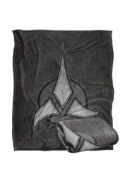 Star Trek Klingon Empire Silky Touch Super Soft Throw Blanket 152 X 127 cm in White - thumbnail 2