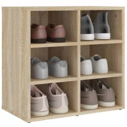 Berkfield Home Shoe Cabinet Sonoma Oak 52.5x30x50 cm in Light Oak - thumbnail 7