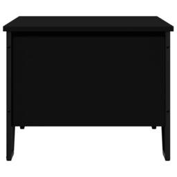 Berkfield Home Coffee Table Black 100x51x40 cm Engineered Wood - Size: 100 x 51 x 40 cm - thumbnail 6