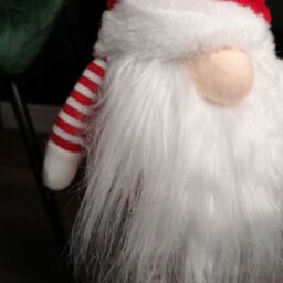 Samuel Alexander 67cm Standing Plush Christmas Gonk with Grooved Hat in Red - thumbnail 4