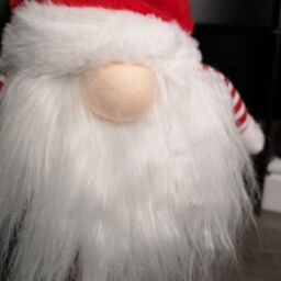 Samuel Alexander 67cm Standing Plush Christmas Gonk with Grooved Hat in Red - thumbnail 3