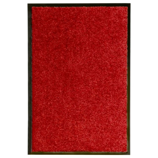 Berkfield Home Doormat Washable Red 40x60 cm - image 1