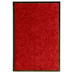 Berkfield Home Doormat Washable Red 40x60 cm - thumbnail 1