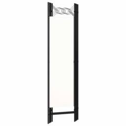 Berkfield Home 4-Panel Room Divider Cream White 160x180 cm - thumbnail 4