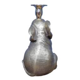 Gifts Direct 2 U Single Elephant Candle Holder in Gold - thumbnail 3