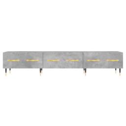Berkfield Home TV Cabinet Concrete Grey 150x36x30 cm Engineered Wood - Size: 150 x 36 x 30 cm - thumbnail 5