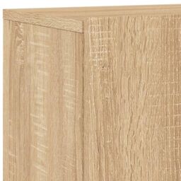 Berkfield Home 5 Piece TV Wall Units Sonoma Oak Engineered Wood in Brown - thumbnail 9
