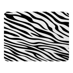 Benjamin Tate Design Print Of Zebra Stripes Blanket in Natural - Size: 120 cm x 150 cm - thumbnail 1