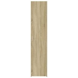 Berkfield Home Highboard Sonoma Oak 40x42.5x185 cm Engineered Wood in Brown - thumbnail 4