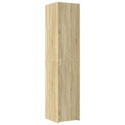 Berkfield Home Highboard Sonoma Oak 40x42.5x185 cm Engineered Wood in Brown - thumbnail 2