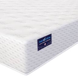 Bedzonline 3FT Certified Therma-Pure Memory Foam Mattress - 7 Zone Medium Firm Support in White - Size: Single - thumbnail 1