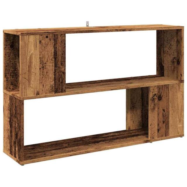 Berkfield Home Book Cabinet Old Wood 100x24x63 cm Engineered Wood in Brown - Size: 100 x 24 x 63 cm - image 1