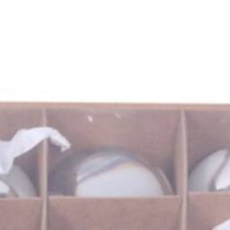 Hill Interiors Ombre Bauble (Pack of 6) in Silver - thumbnail 2