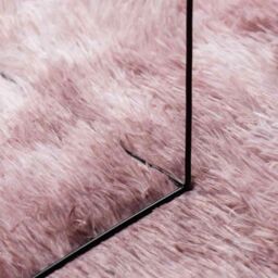 Berkfield Home Shaggy Rug High Pile NAVARRA Dusty Pink 300x200 cm Polyester - Size: Medium - thumbnail 7