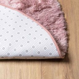 Berkfield Home Shaggy Rug High Pile NAVARRA Dusty Pink 300x200 cm Polyester - Size: Medium - thumbnail 6