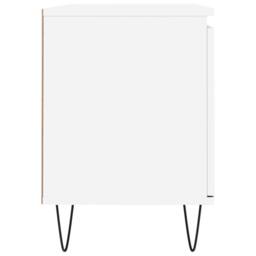 Berkfield Home TV Cabinet White 104x35x50 cm Engineered Wood - Size: 104 x 35 x 50 cm - thumbnail 7