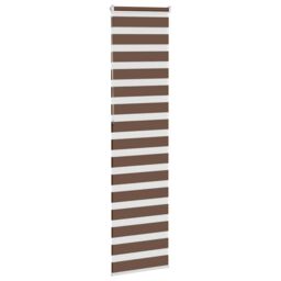 Berkfield Home Zebra Blind Brown 55x230 cm Fabric Width 50.9 cm Polyester - thumbnail 4