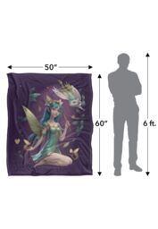 JQ Licensing James Piazza Fairy With Blue Hair Silky Touch Super Soft Throw Blanket 152 X 127 cm in White - thumbnail 5