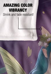 JQ Licensing James Piazza Fairy With Blue Hair Silky Touch Super Soft Throw Blanket 152 X 127 cm in White - thumbnail 4