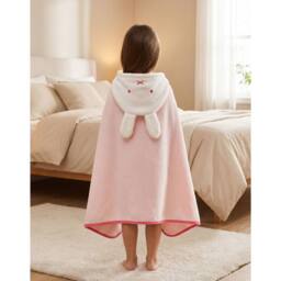 Miffy Women's Hooded Blanket - Pink - Official Merch - thumbnail 3