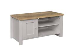 Birlea TV Unit Blue Oak Highgate Small Entertainment Navy Farmhouse Shabby Chic in Grey - thumbnail 4