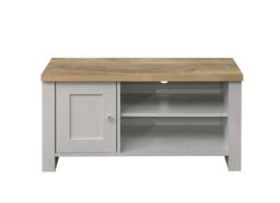 Birlea TV Unit Blue Oak Highgate Small Entertainment Navy Farmhouse Shabby Chic in Grey - thumbnail 5