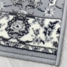 runrug Hallway Carpet Runner Rug - Soft & Comfy, 9mm - 'Traditional' in Grey - Size: 60 cm x 180 cm - thumbnail 2