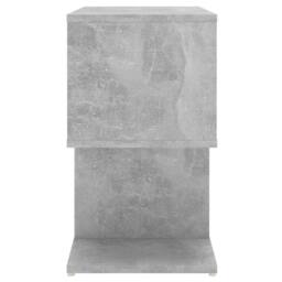 Berkfield Home Bedside Cabinet Concrete Grey 50x30x51.5 cm Engineered Wood - thumbnail 6