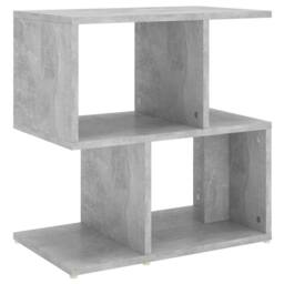 Berkfield Home Bedside Cabinet Concrete Grey 50x30x51.5 cm Engineered Wood - thumbnail 1