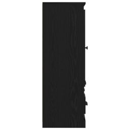 Berkfield Home Highboard Black Oak 132x35, 5x103, 5 cm Engineered Wood - thumbnail 9