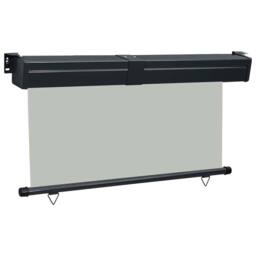 Berkfield Home Stylish Balcony Side Awning 140x250 cm Grey