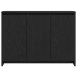 Berkfield Home Sideboard Black Oak Engineered Wood Medium Storage - thumbnail 7