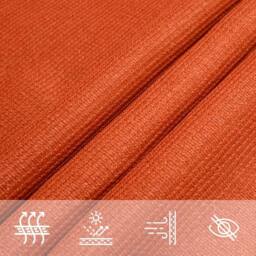 Berkfield Home Sunshade Sail 160 g/m¬≤ Orange 3x4 m HDPE - thumbnail 5