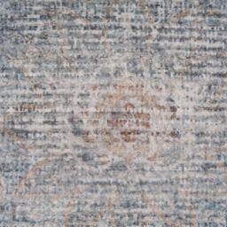 Kukoon Blue Grey Traditional Distressed Finish Living Area Rug in Mid Blue - Size: 120 cm x 170 cm - thumbnail 5