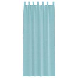 Berkfield Home Voile Curtains with Loops 2 pcs Turquoise 140x260 cm - thumbnail 4